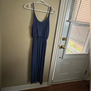Elegant Blue Maxi Dress